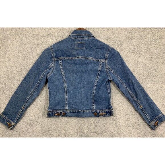 Levi Strauss Signature Denim Blue Jean Youth Button-up Jacket Large (L) - Picture 5 of 13